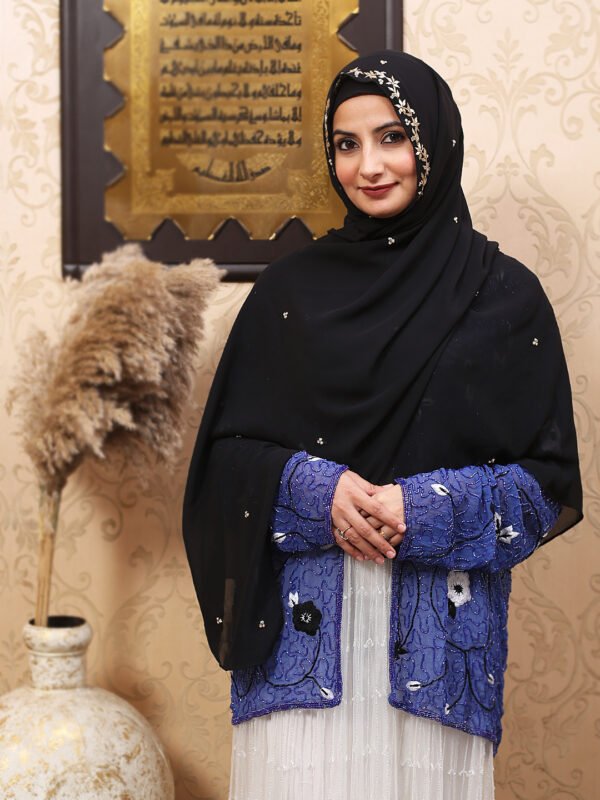 Luxury Zardoozi Dabka Bel Hijab By Bint Noor