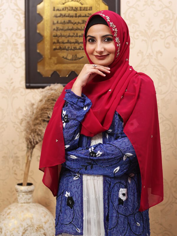 Luxury Zardoozi Dabka Bel Hijab By Bint Noor