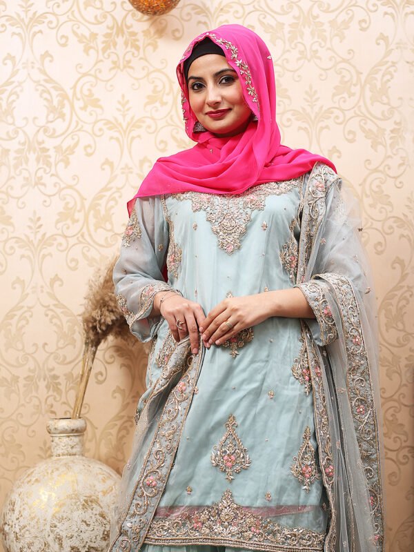 Luxury Zardoozi Dabka Bel Hijab By Bint Noor