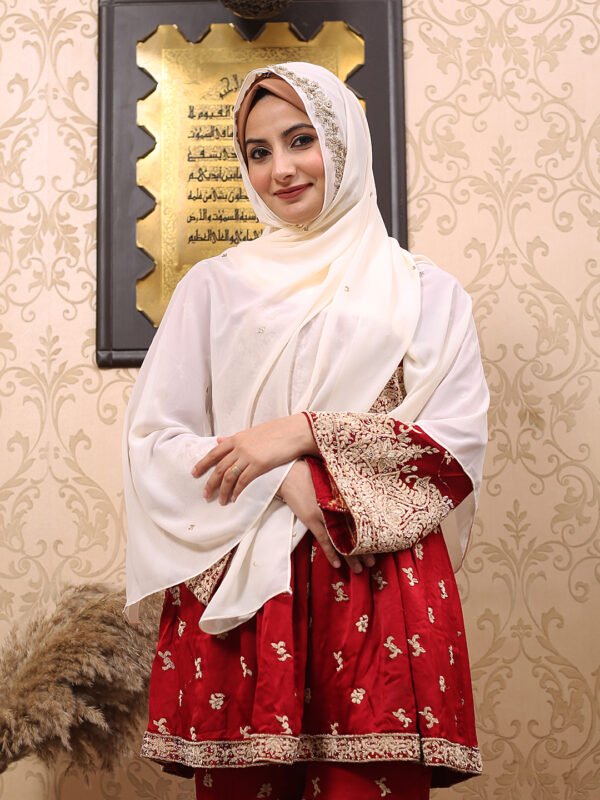 Nakashi Dabka Hijab (Georgette)