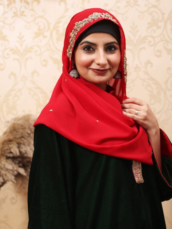 Nakashi Dabka Hijab (Georgette)