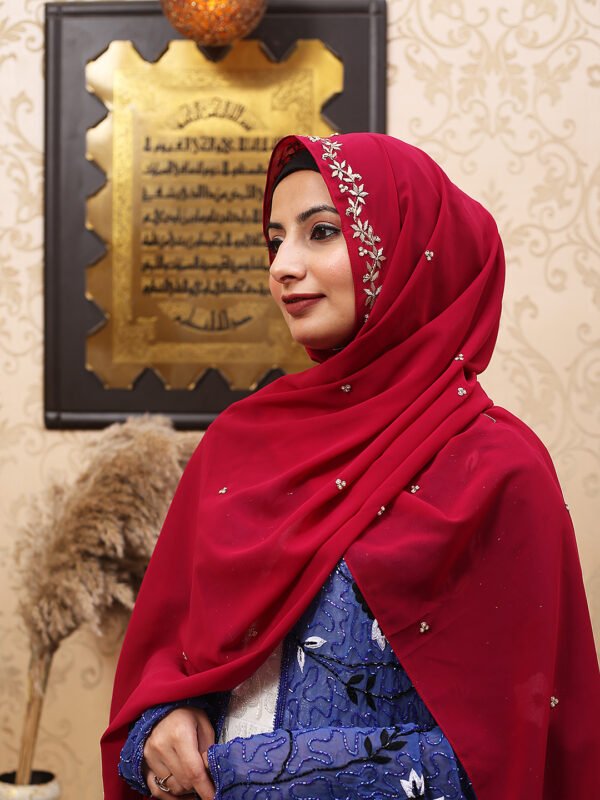 Luxury Zardoozi Dabka Bel Hijab By Bint Noor