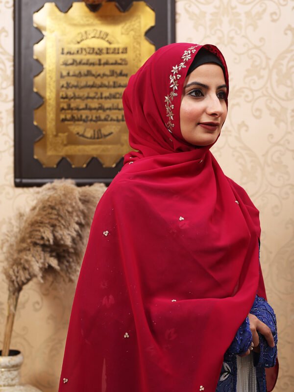 Luxury Zardoozi Dabka Bel Hijab By Bint Noor