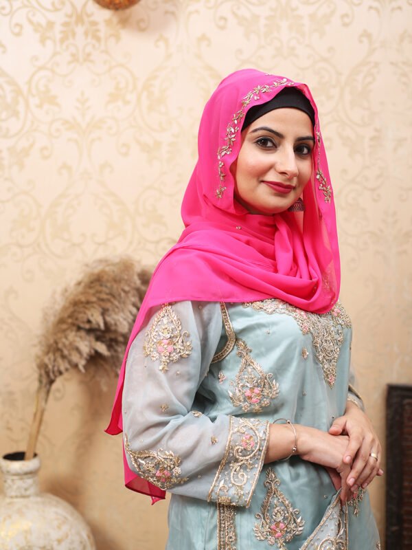 Luxury Zardoozi Dabka Bel Hijab By Bint Noor