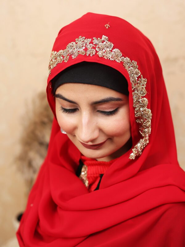 Nakashi Dabka Hijab (Georgette)